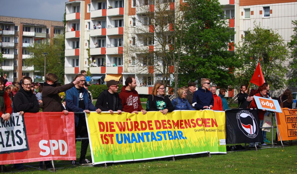 Mehr Demonstranten in Leinefelde